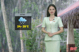 Dự báo thời tiết Hà Tĩnh ngày 17/8: Mưa rào, dông rải rác, cục bộ mưa to