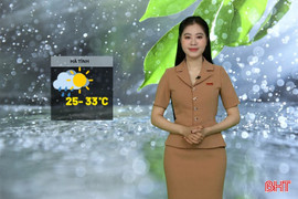 Dự báo thời tiết Hà Tĩnh ngày 23/8: Chiều có mưa rào và dông vài nơi