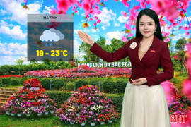 Dự báo thời tiết Hà Tĩnh mùng 3 Tết: Mưa rải rác, trời lạnh