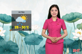 Dự báo thời tiết Hà Tĩnh ngày 11/10: Ngày nắng nhẹ, có mưa rào và dông rải rác