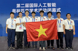 Học sinh Việt vào top 4 Olympic AI quốc tế