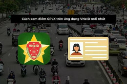 Cách xem điểm GPLX trên ứng dụng VNeID đơn giản