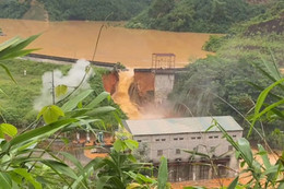 Vỡ đập thủy điện ở Lạng Sơn