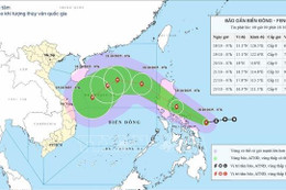 Áp thấp nhiệt đới đã mạnh lên thành bão với tên quốc tế là FENGSHEN