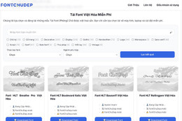 Tải và cài đặt +1000 font chữ đẹp cho máy tính laptop miễn phí
