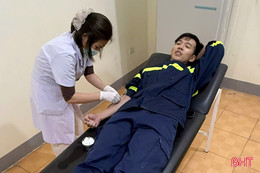 Hiến máu kịp thời cứu sản phụ sau phẫu thuật