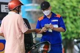 Giá xăng giảm về sát 19.500 đồng