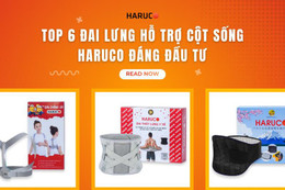 Top 6 đai lưng hỗ trợ cột sống Haruco đáng đầu tư