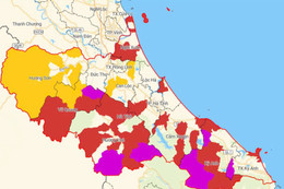 Danh sách các khu vực nguy cơ lũ quét, sạt lở đất ở Hà Tĩnh