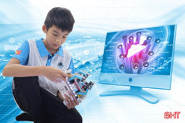 Cậu học trò Hà Tĩnh tỏa sáng tại Cuộc thi Sáng tạo Robotics