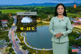 Dự báo thời tiết Hà Tĩnh ngày 5/11: Mưa rải rác, thấp nhất 18 độ C