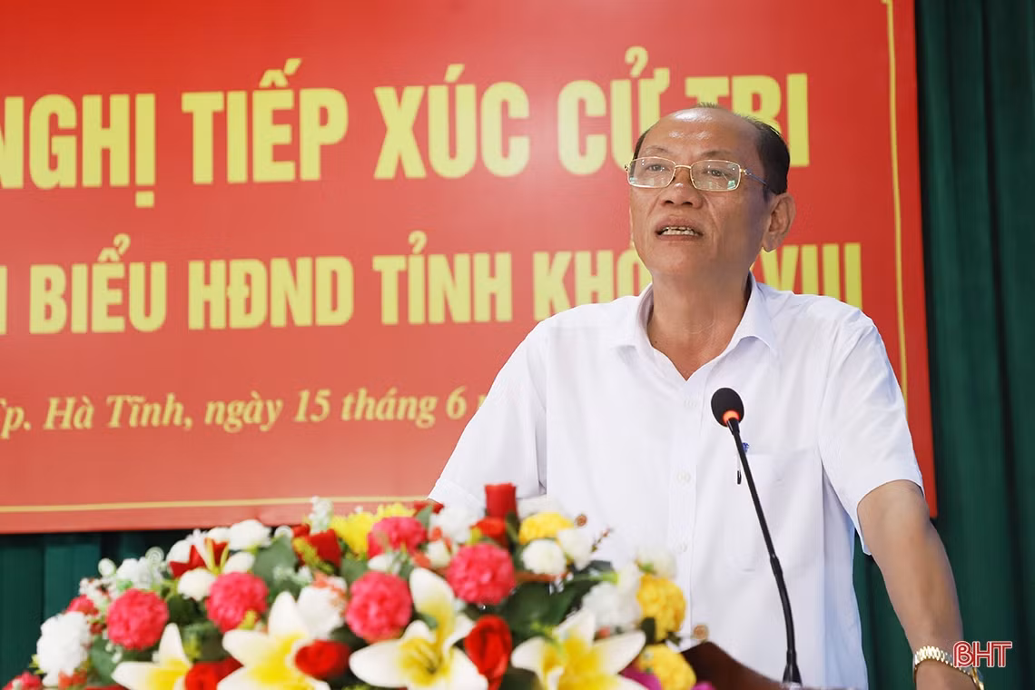 Cử tri kiến nghị nhiều nội dung vì sự phát triển của TP Hà Tĩnh