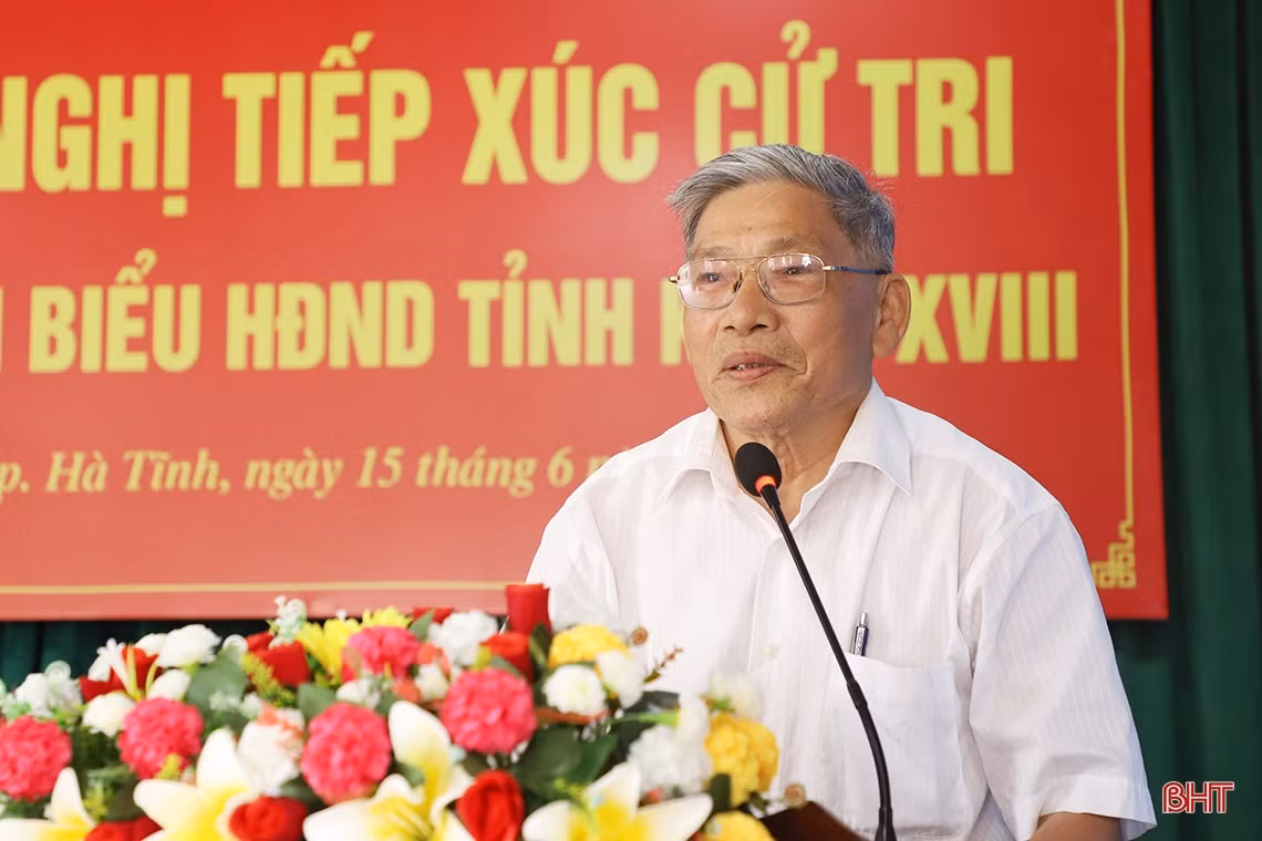 Cử tri kiến nghị nhiều nội dung vì sự phát triển của TP Hà Tĩnh