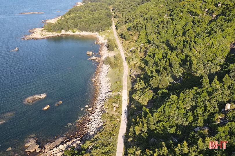 Mối nguy sạt lở trên tuyến đường quốc phòng ven biển ở Hà Tĩnh