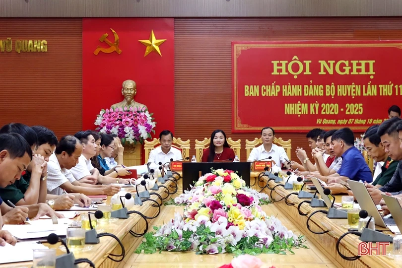 Vũ Quang quyết liệt thực hiện nhiệm vụ trọng tâm những tháng cuối năm