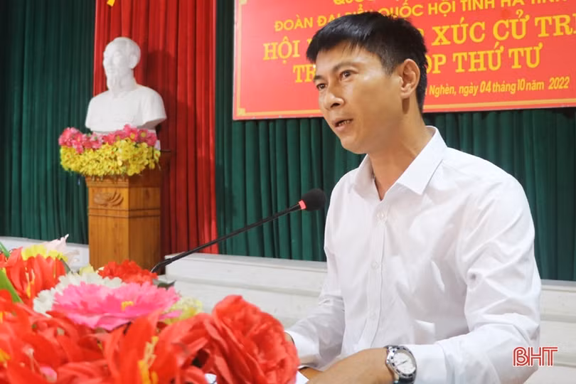 Cử tri Can Lộc, Nghi Xuân kiến nghị Quốc hội các chính sách về nông nghiệp 