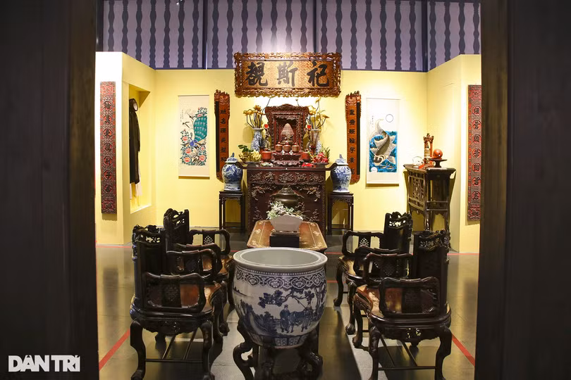 Không gian nhà của người Việt giàu có đầu thế kỷ 20