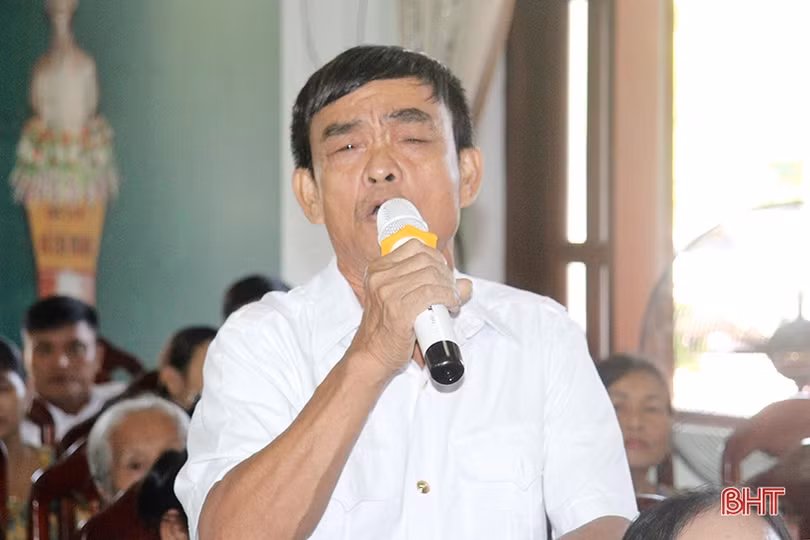 Cử tri Can Lộc, Nghi Xuân kiến nghị Quốc hội các chính sách về nông nghiệp 