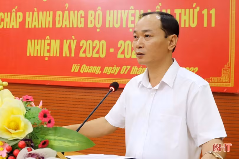 Vũ Quang quyết liệt thực hiện nhiệm vụ trọng tâm những tháng cuối năm