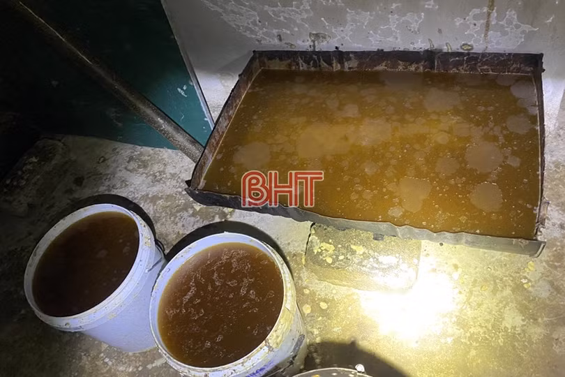Hà Tĩnh: Phát hiện thêm cơ sở chế biến 1,4 tấn mỡ động vật “bẩn”
