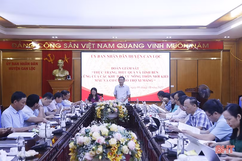 Can Lộc cần tập trung mọi nguồn lực, đẩy nhanh tiến độ xây dựng huyện NTM nâng cao