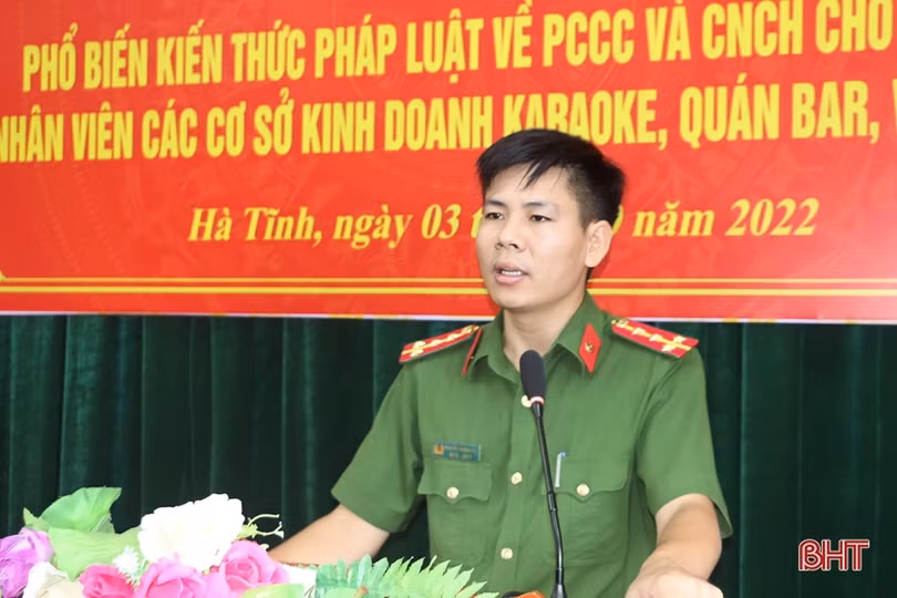 Trang bị kỹ năng PCCC cho các cơ sở kinh doanh karaoke, vũ trường