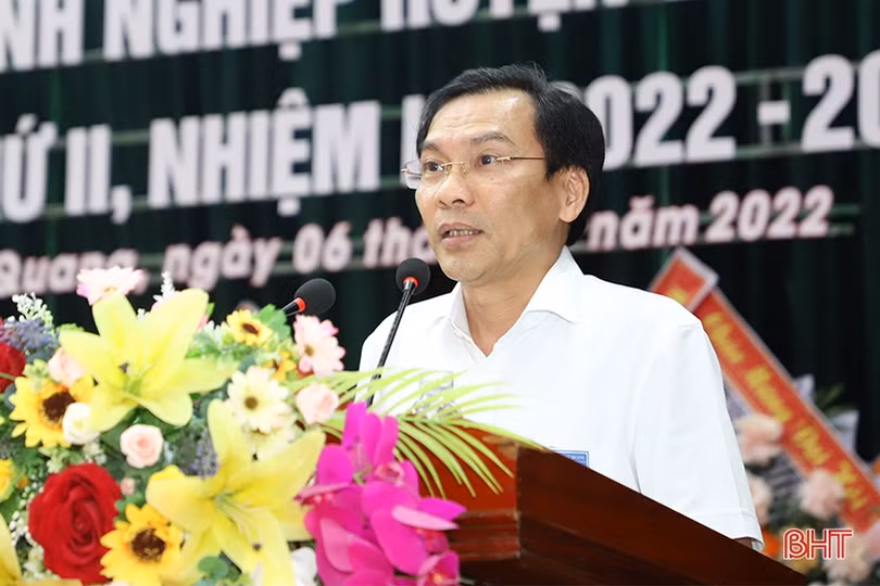 Hội Doanh nghiệp huyện Vũ Quang bầu 17 ủy viên BCH nhiệm kỳ 2022 - 2027