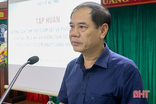 Hướng dẫn giám sát, phòng bệnh đậu mùa khỉ cho hơn 70 y, bác sỹ Hà Tĩnh