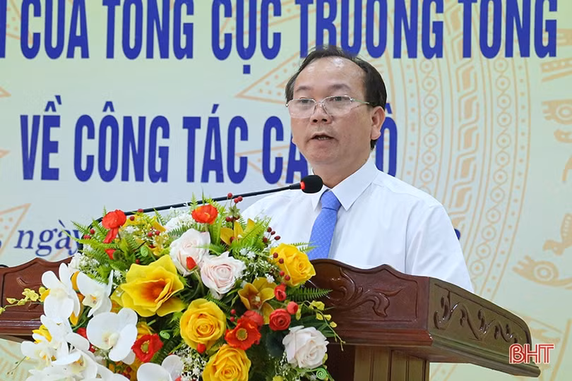 Công bố quyết định bổ nhiệm Phó Cục trưởng Cục Thống kê Hà Tĩnh