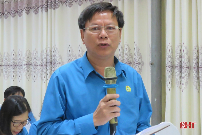 Phổ biến công tác tổ chức đại hội nhiệm kỳ mới cho cán bộ công đoàn Hà Tĩnh