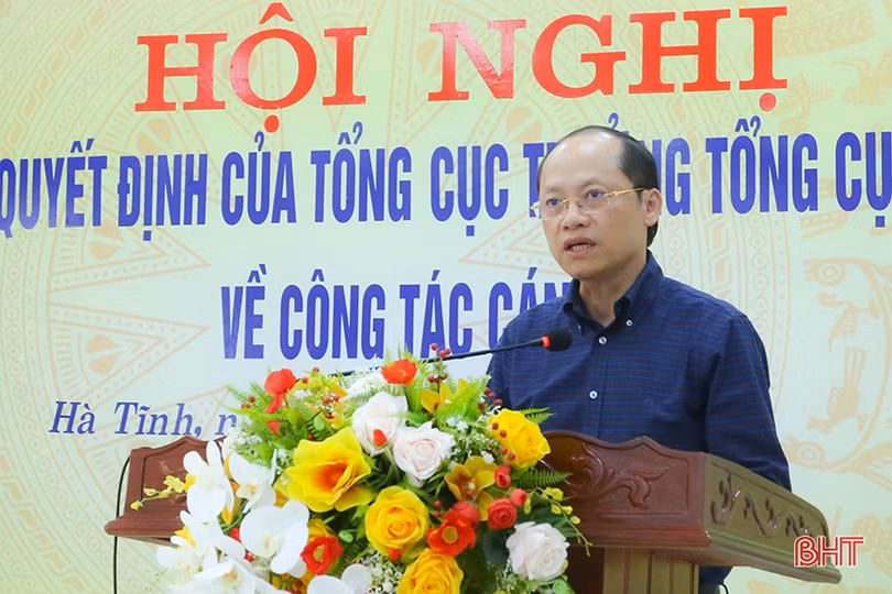 Công bố quyết định bổ nhiệm Phó Cục trưởng Cục Thống kê Hà Tĩnh