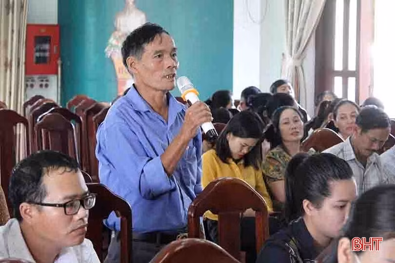 Cử tri Can Lộc, Nghi Xuân kiến nghị Quốc hội các chính sách về nông nghiệp 