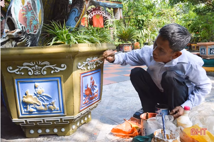 Ngỡ ngàng với khu vườn nghệ thuật của “nghệ nhân” nông dân Hà Tĩnh