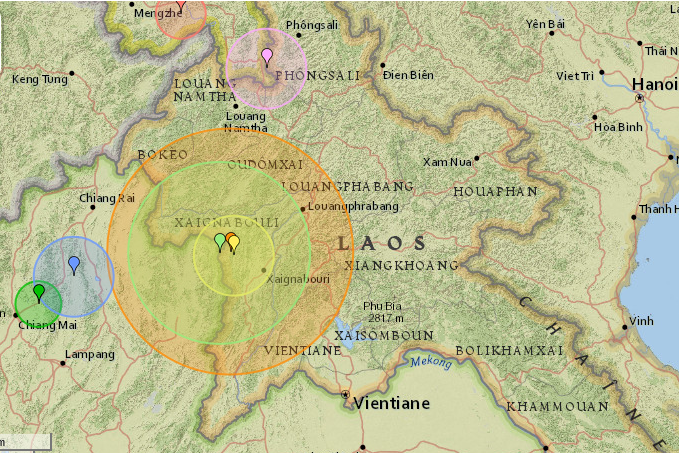 Lào rung chuyển bởi động đất mạnh 6 độ