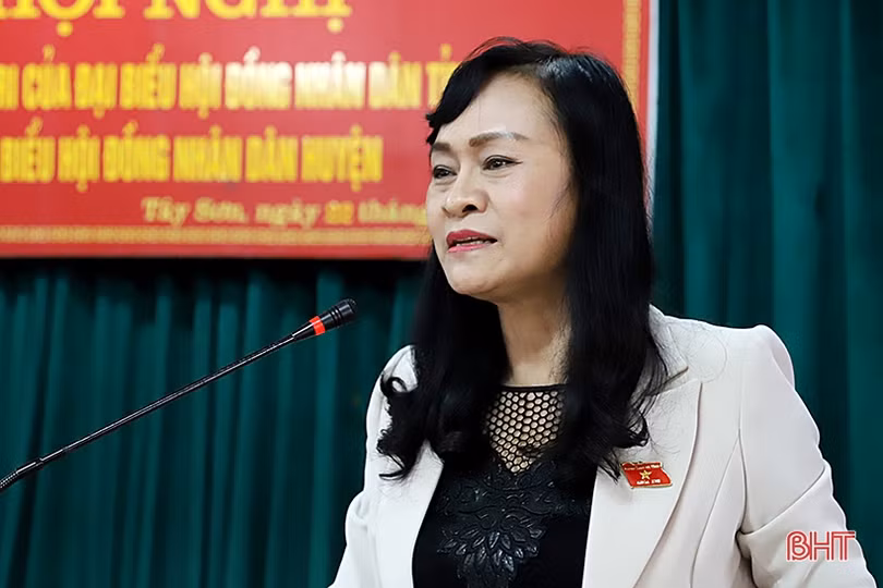 Cử tri thị trấn Tây Sơn mong muốn được đầu tư xây dựng hạ tầng đô thị xứng tầm