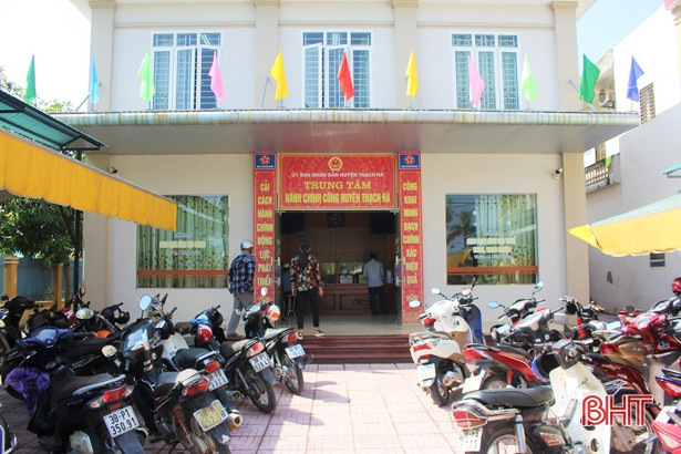 99,8% hồ sơ được giải quyết trước và đúng hạn tại Thạch Hà