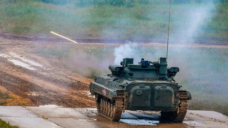 uy lực xe chiến đấu bộ binh bmp-2m được nga nâng cấp hình 2 Uy lực xe chiến đấu bộ binh BMP-2M được Nga nâng cấp