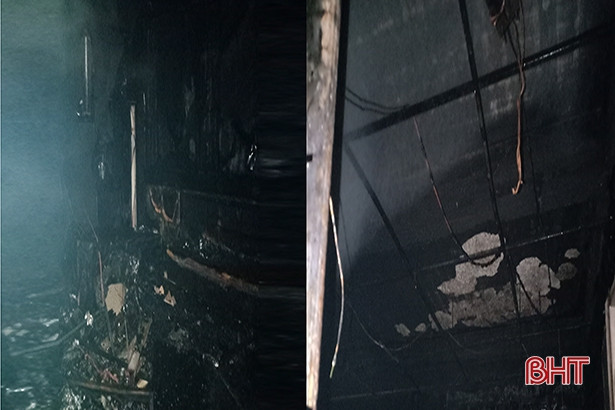 Cháy quán karaoke ở Thạch Hà