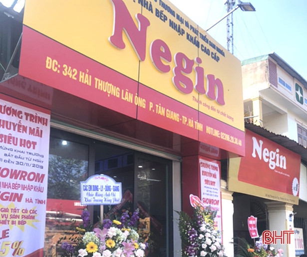 Giảm giá “sốc” với thiết bị gia dụng Negin tại Hà Tĩnh
