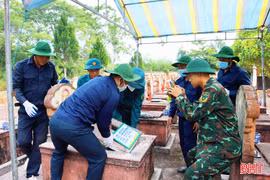 Lấy mẫu ADN 84 hài cốt liệt sĩ chưa xác định thông tin tại Hương Khê