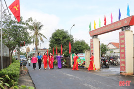 Rộn ràng Ngày hội Đại đoàn kết toàn dân tộc tại xã Đức Thịnh