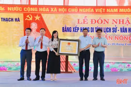 Đền Thần Nông được công nhận di tích lịch sử - văn hoá cấp tỉnh 