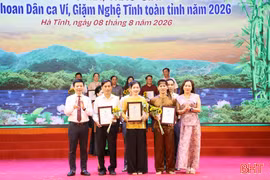 Tổng kết, trao giải Cuộc thi "Đại sứ Văn hóa đọc" và Liên hoan Dân ca Ví, Giặm Nghệ Tĩnh năm 2026