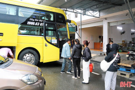 Người dân Hà Tĩnh "rục rịch" khăn gói rời quê sau Tết