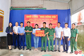 Khởi công xây dựng “Nhà đồng đội", giúp chiến sỹ yên tâm công tác