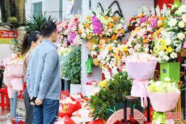 Thị trường quà tặng ngày 8/3: Giá hoa tươi có loại tăng gấp đôi
