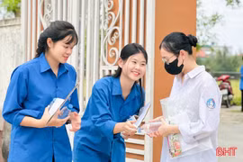Nhiều lực lượng "tiếp sức" cho các sĩ tử 2008 tại Hà Tĩnh 