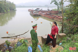 Đức Thọ siết chặt kiểm soát, xử lý vi phạm khai thác khoáng sản