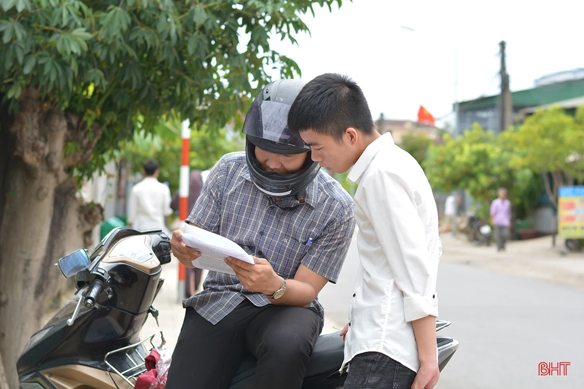 Lắng đọng cảm xúc trường thi