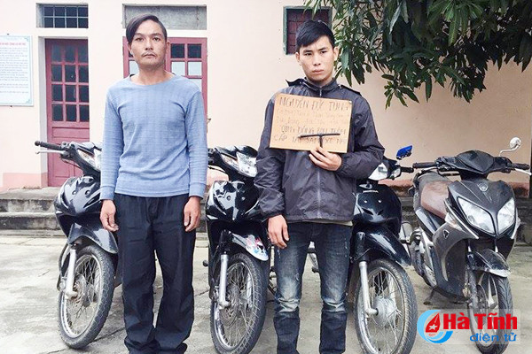 nhieu doi tuong trom xe may sa luoi